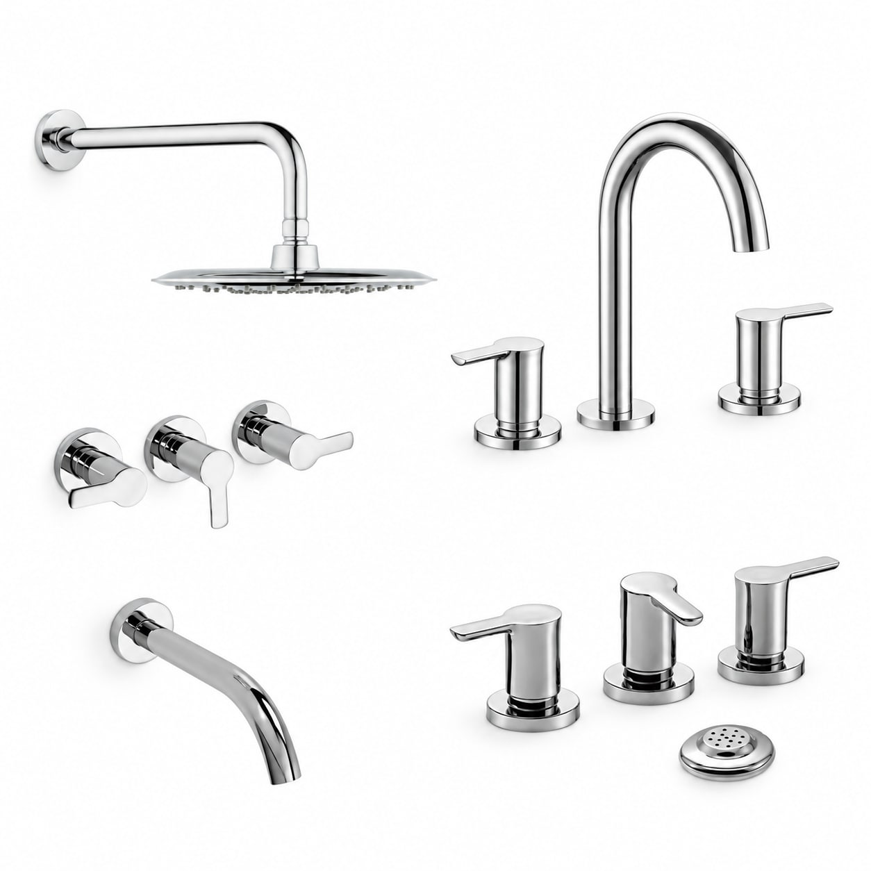 COMBO PIAZZA LOGOS · BAÑERA + LAVATORIO + BIDET