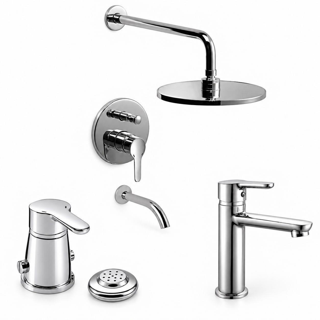 COMBO PIAZZA EMBLEM · BAÑERA + LAVATORIO + BIDET