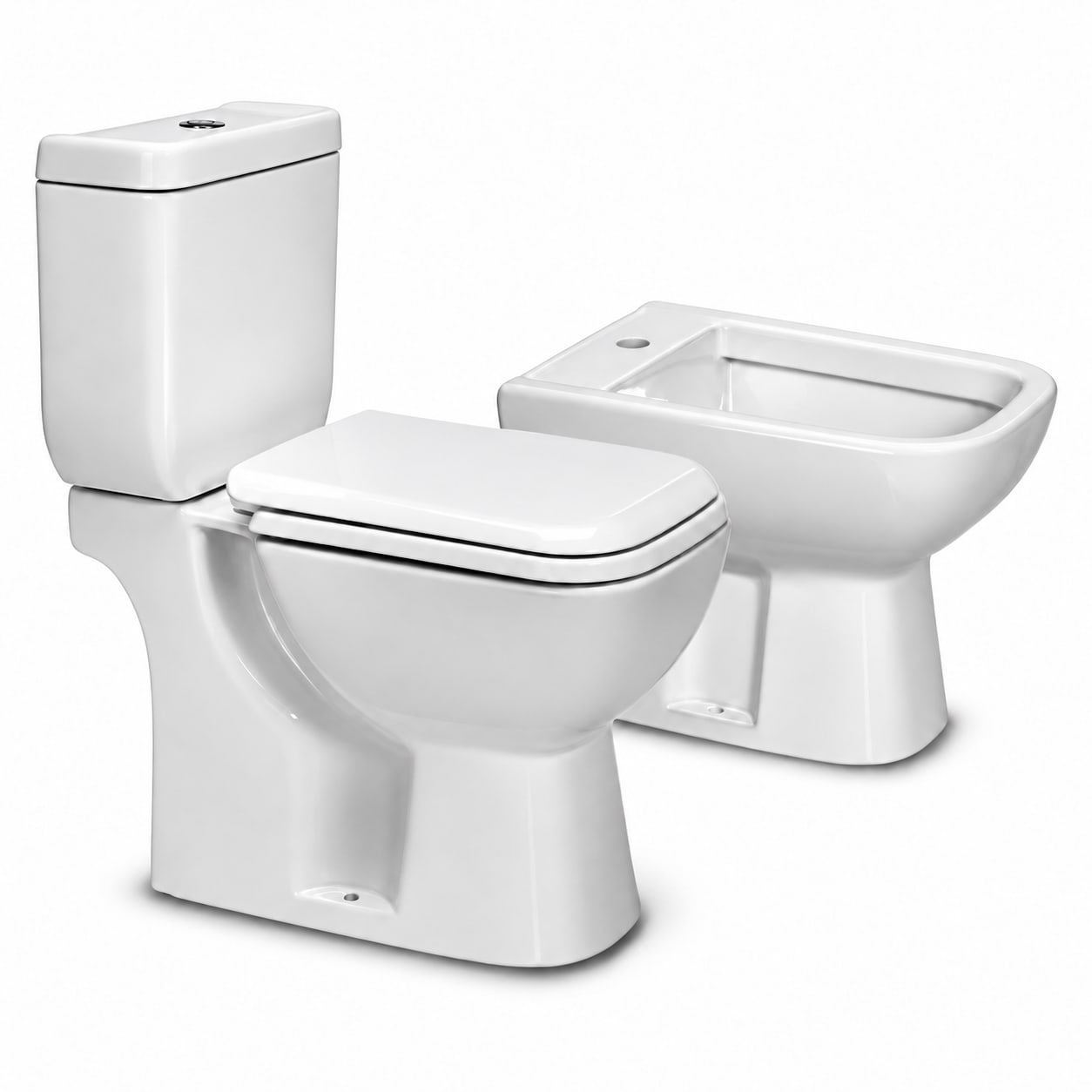 COMBO PIAZZA AMALFI · INODORO + DEPÓSITO + ASIENTO + BIDET 1 AGUJERO