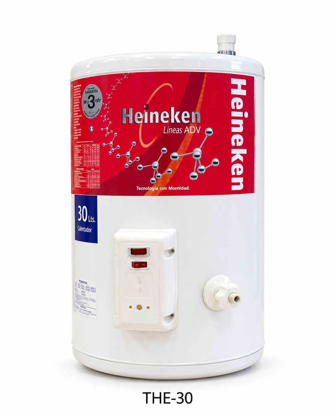 TERMOTANQUE HEINEKEN 30 LTS ELÉCTRICO