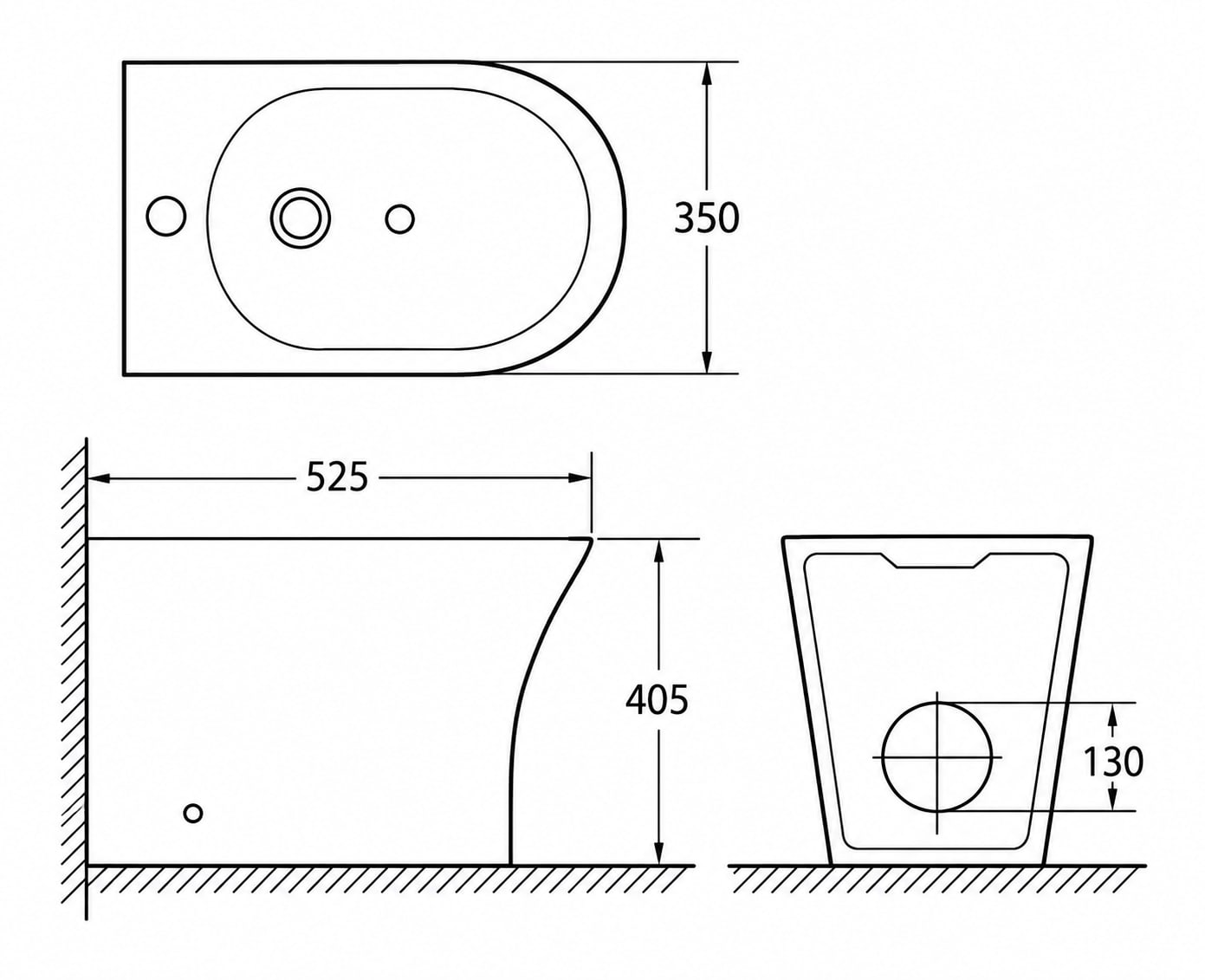 COMBO FLOWATER BENNETTON Inodoro largo + Bidet monocomando foto 6