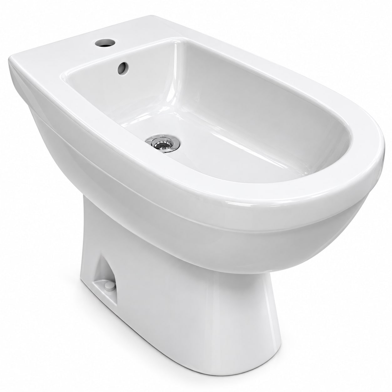 COMBO FLOWATER PRUSIA · Inodoro largo con depósito y asiento suave + Bidet 1 agujero foto 3