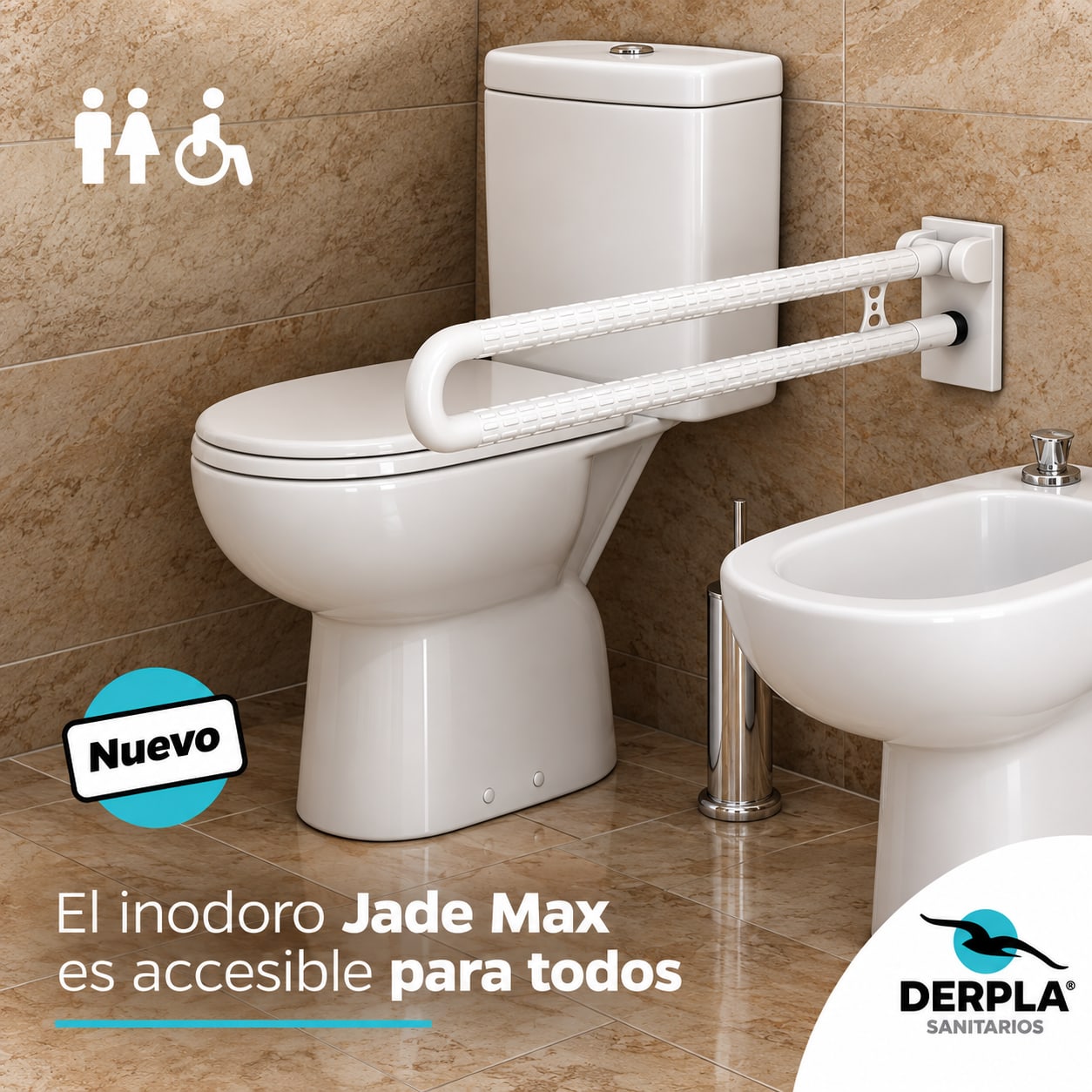 COMBO PRINGLES JADE MAX · INODORO + DEPÓSITO + BIDET 1 AGUJERO foto 4