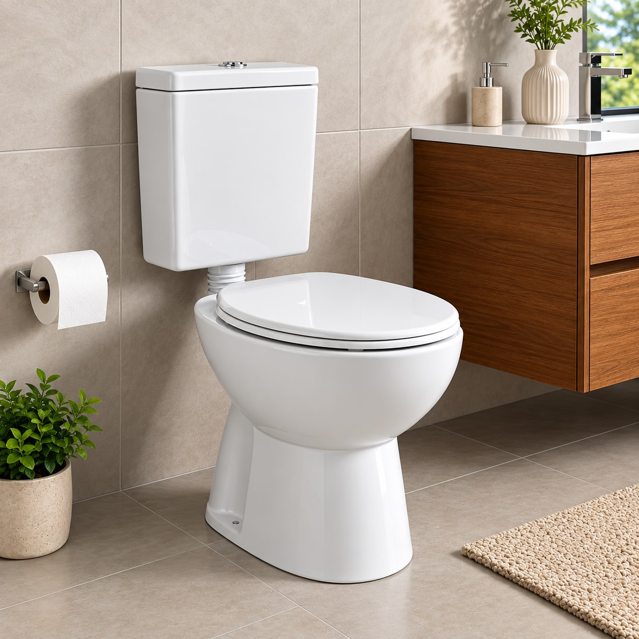 COMBO PRINGLES ONIX · INODORO + DEPÓSITO + BIDET 3 AGUJEROS + ASIENTO foto 8