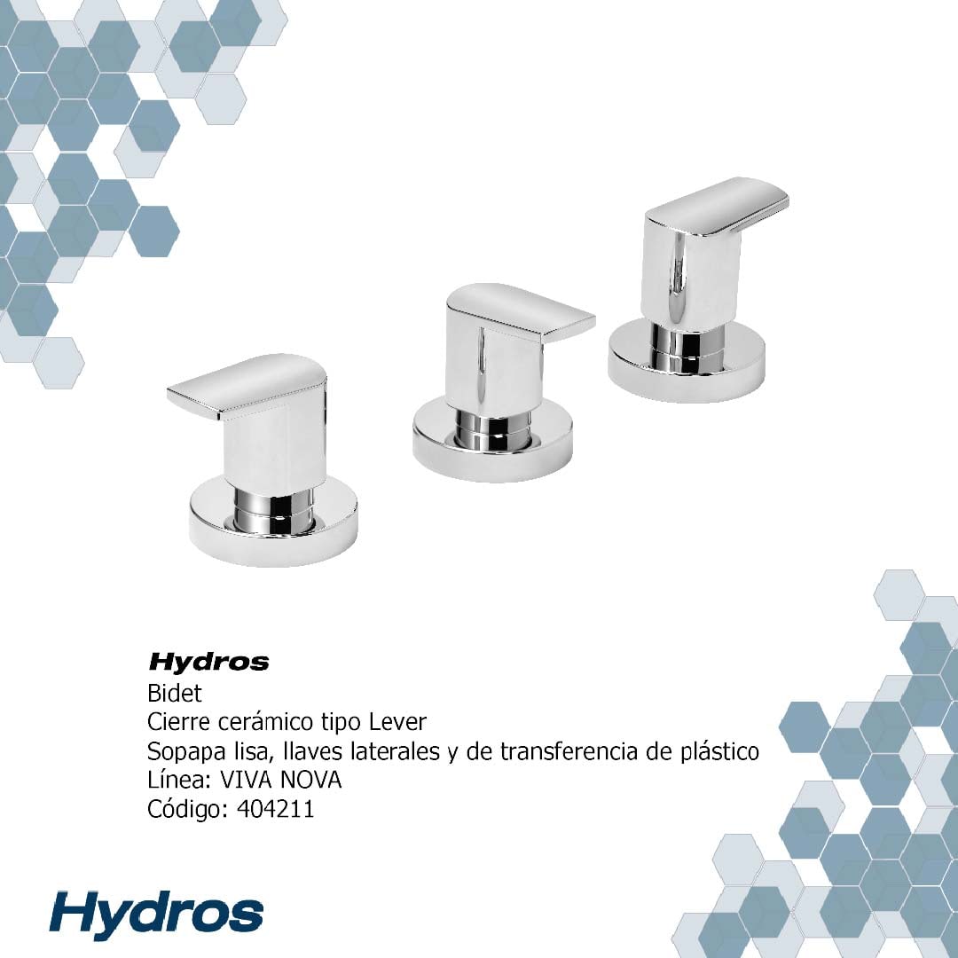 PIAZZA SET BAÑO VIVA NOVA (LAV+BIDET+DUCHA EMBUTIR) foto 8