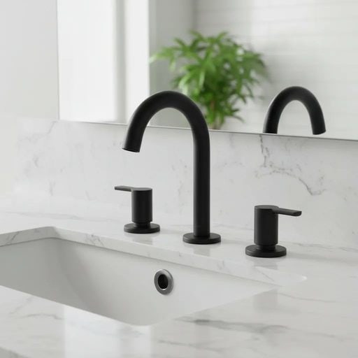 COMBO PIAZZA LOGOS NEGRO · LAVATORIO + BIDET + DUCHA EMBUTIR foto 5