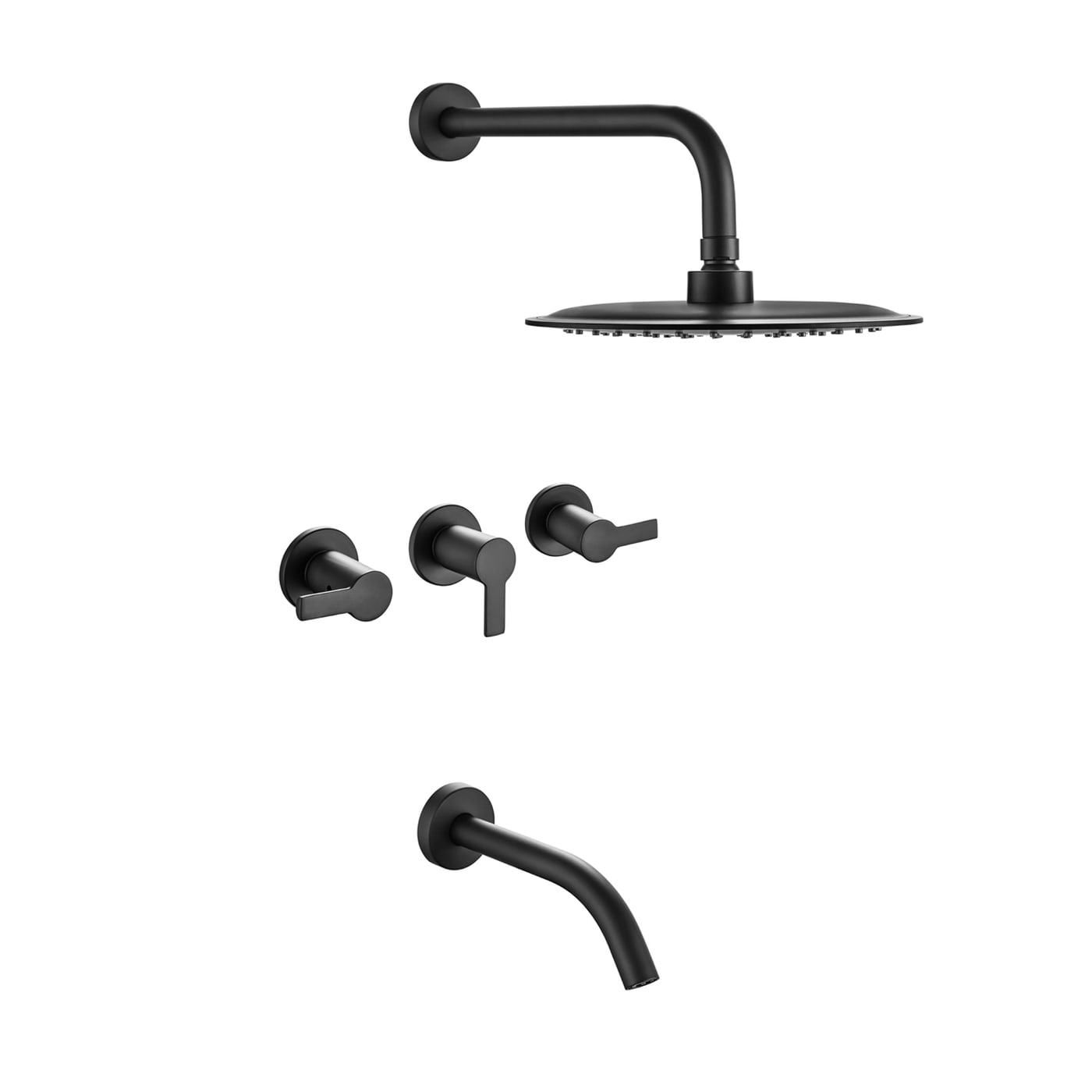 COMBO PIAZZA LOGOS NEGRO · LAVATORIO + BIDET + DUCHA EMBUTIR foto 4