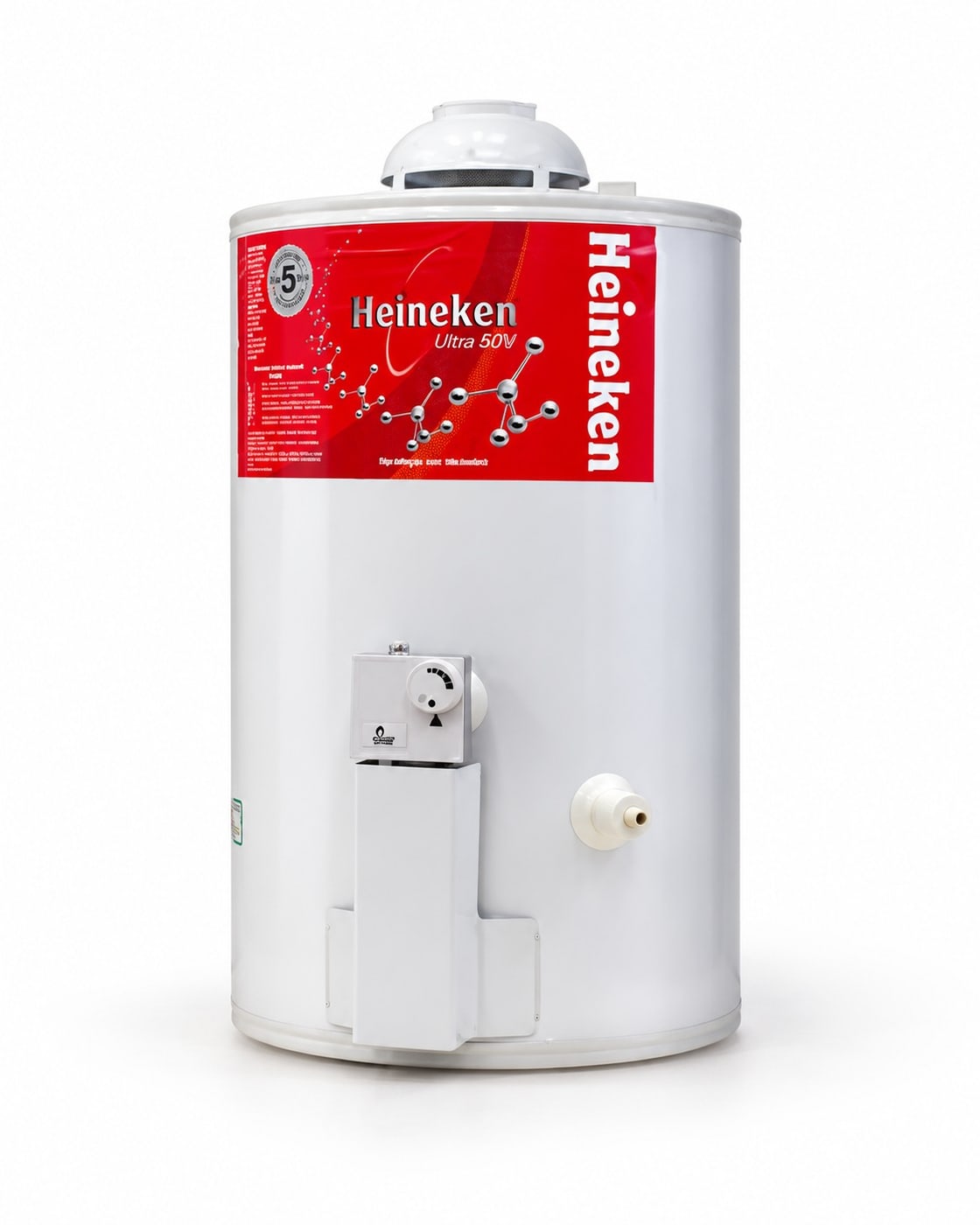 TERMOTANQUE HEINEKEN 50 LTS A GAS NATURAL O ENVASADO foto 2