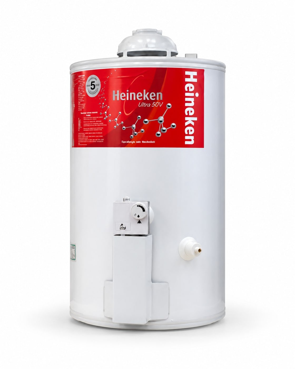 TERMOTANQUE HEINEKEN 50 LTS A GAS NATURAL O ENVASADO foto 3