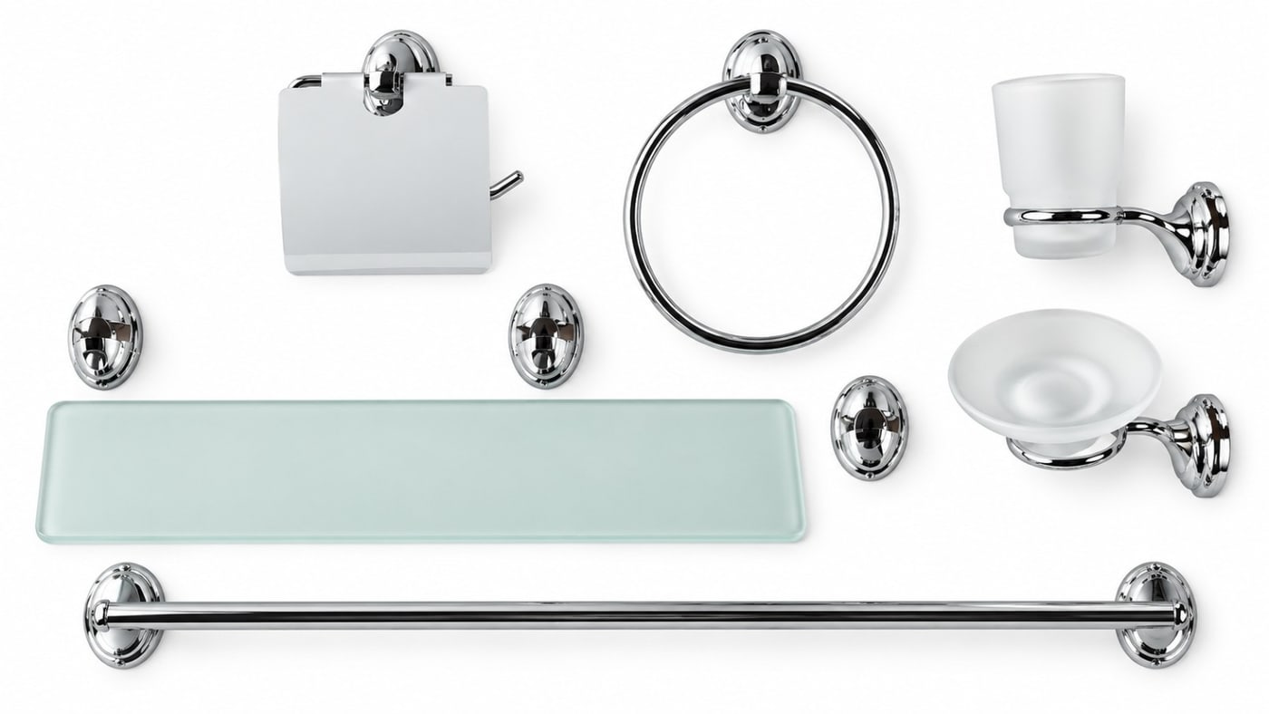 ACCESORIOS DE BAÑO FLOWATER SOFY · 7 PIEZAS foto 2