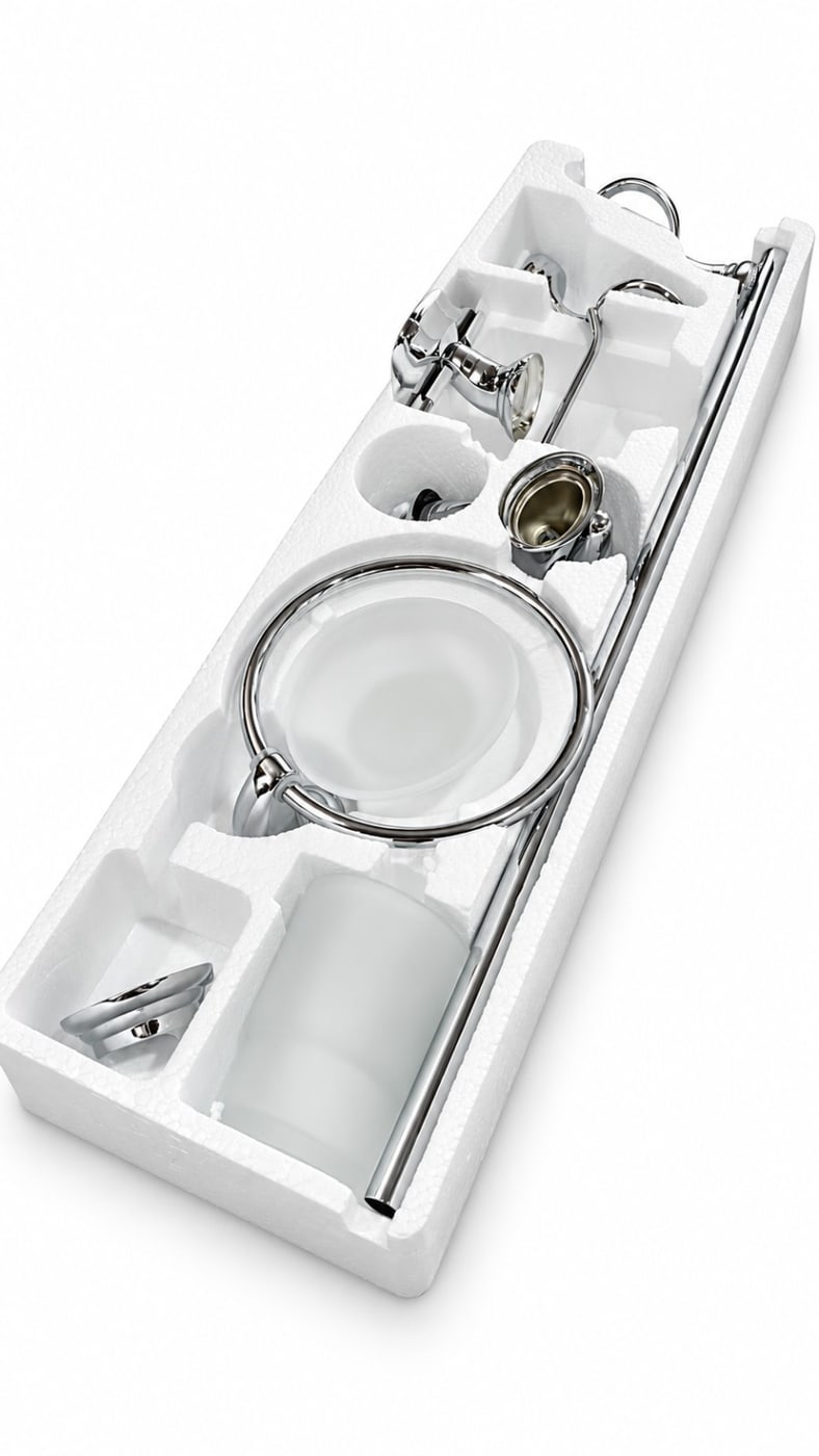 ACCESORIOS DE BAÑO FLOWATER SOFY · 7 PIEZAS foto 3